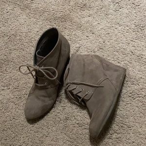 Wedge booties